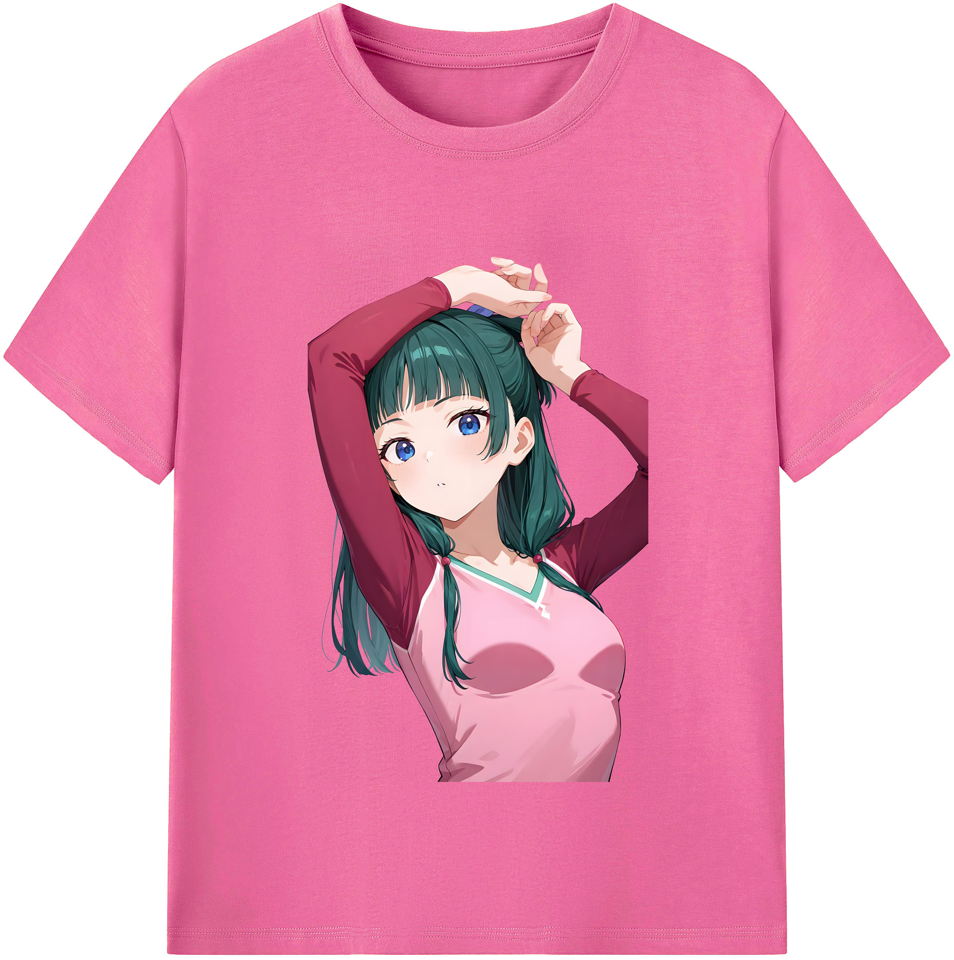 （画像用） 薬屋のひとりごと The Apothecary Diaries レディースカジュアルプリントTシャツ（綿100％）